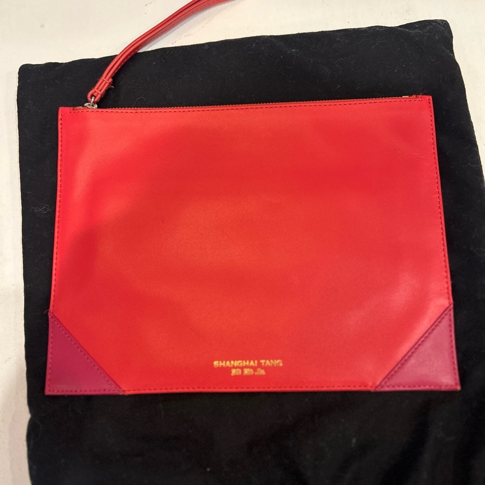 Shanghai Tang wristlet purse